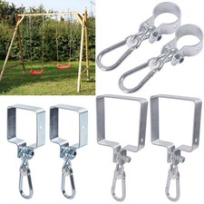 2/4PCS SWING HOOK METAL HANGER FOR TIMBER CLIMBING FRAME WOODEN BEAM SELECTION!