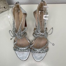 Sandales Gladiateur Via Spiga Vertes - Taille 7 Femme - Cuir - Neuves Sans Boîte