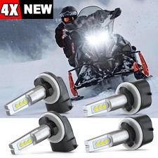 880 881 LED Headlight For Arctic Cat Crossfire 1000 600 700 Snowmobile Bulbs
