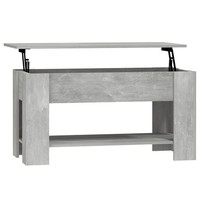 Couchtisch Betongrau 101X49X52 Cm Holzwerkstoff