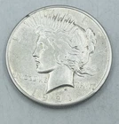 1921 Peace Silver Dollar Coin Ungraded/Circulated