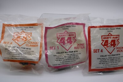 You Pick - McDonalds Mighty Mini 4x4 Happy Meal Toy 1990