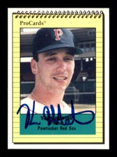 1991 ProCards #36 Kevin Morton - On Card Autograph