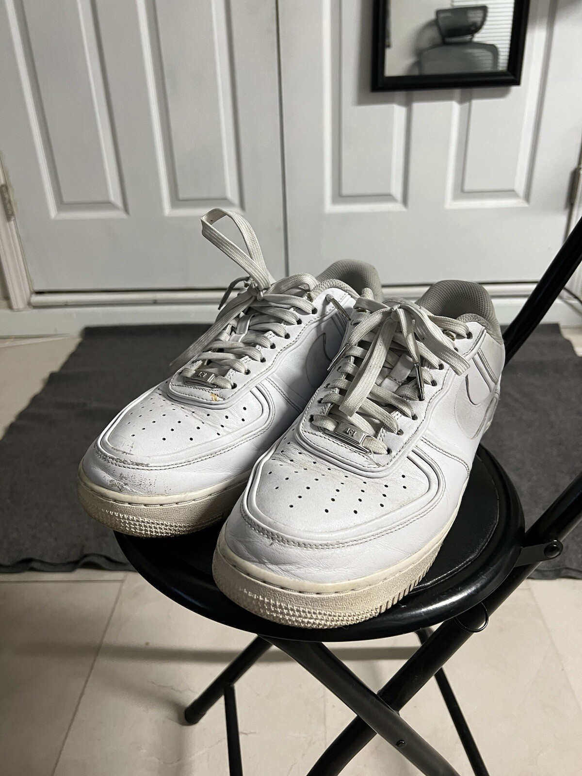 Nike Air Force 1 Utility White 39 Size+11.5+-+Nike+Air+Force+1+Low+x+John+Elliott+Triple+White+2018 for