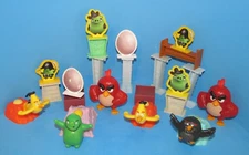 Angry Birds Mixed Lot of 22 Pieces: Launchers Figures Building Blocks L@@K