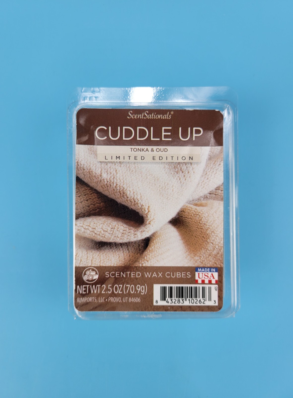 ScentSationals Cuddle UpTonka & Oud Scented Wax Cubes Tart Melt 6