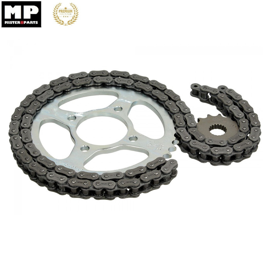Kit chaîne 428 Kymco Hipster 125 Custom pièce transmission pignon 16 couronne 41