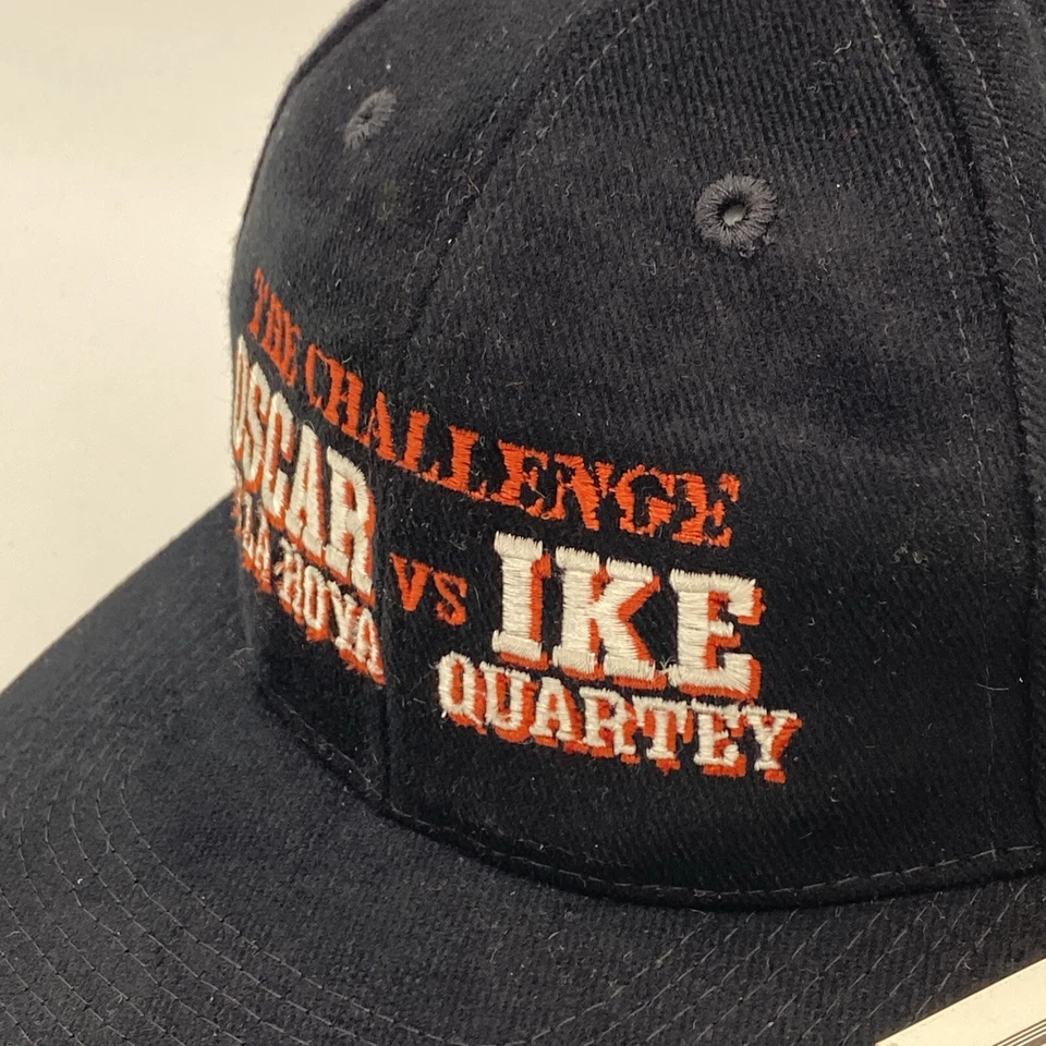 New Old Stock 1999 Oscar de la Hoya VS Ike Quartey Hat Cap THE CHALLENGE VTG - Image 3 of 4