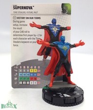 Heroclix Masters of Time set Supernova 022 Uncommon figure w/card