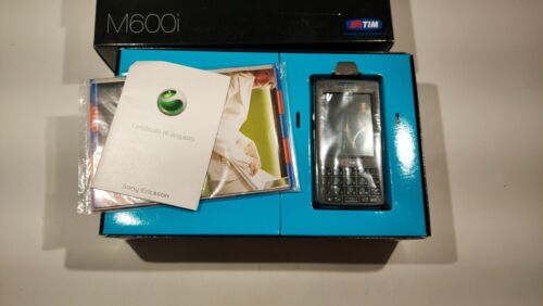 896. Sony Ericsson M600i noir très rare - pour collectionneurs - débloqué - N E W - Photo 1 sur 11