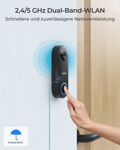 Reolink Sonnette Vidéo WiFi Filair Intelligent 2K+ Chime Video Doorbell WiFi - Afbeelding 5 van 13