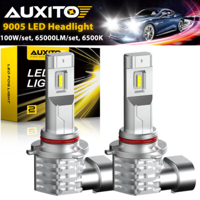 9005 HB3 LED Headlight Super Bright Bulbs Kit White 6500K 650000LM High/Low Beam