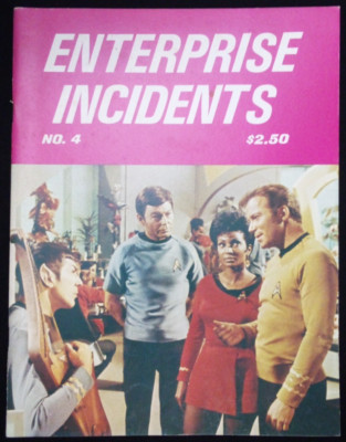 VTG 1977 ENTERPRISE INCIDENTS STAR TREK MAGAZINE #4 SCI FI TV SHOW MOVIE F