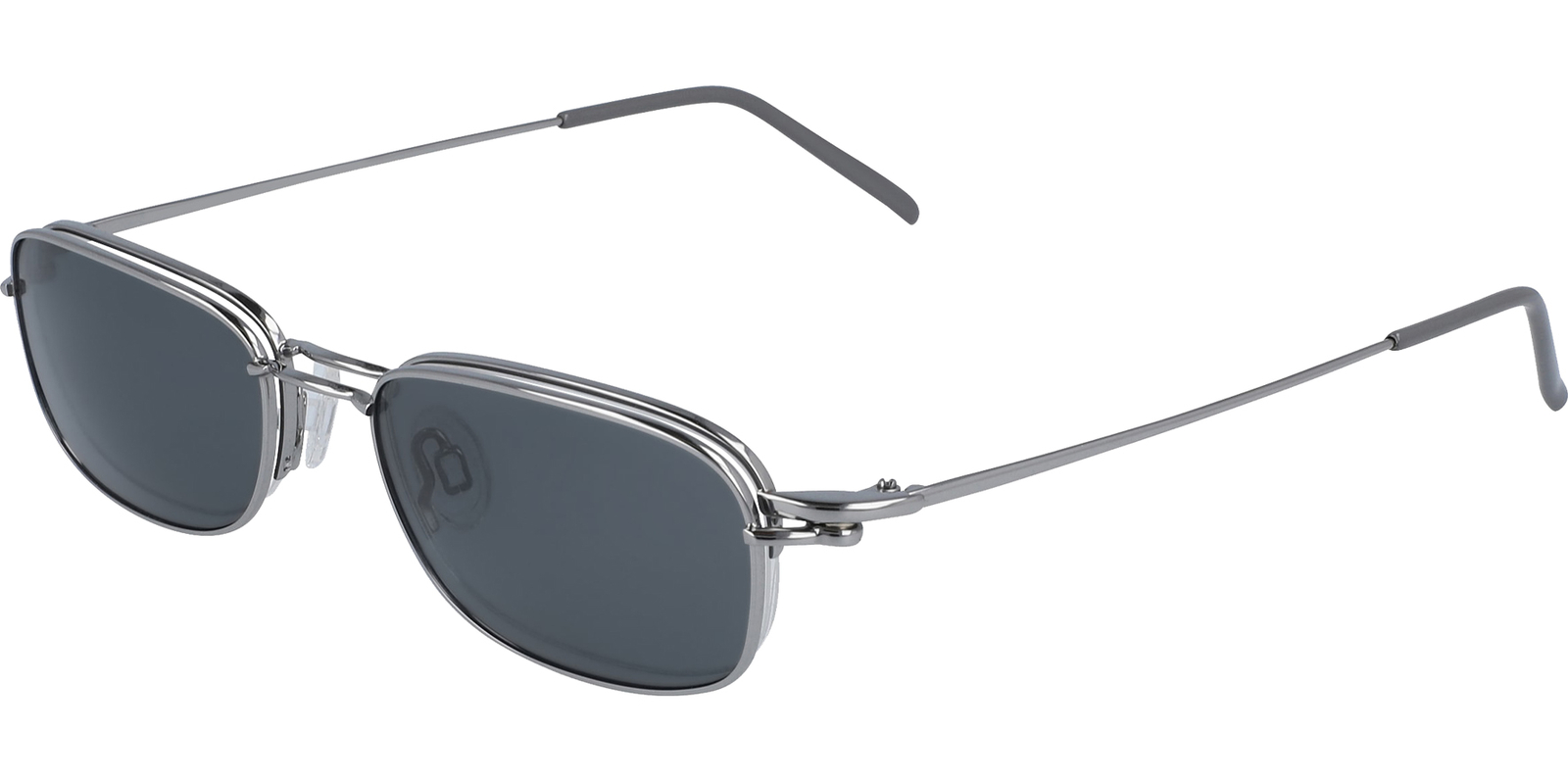 Flexon MagSet Men's Eyeglass Frames w/Polarized ClipOn Lens