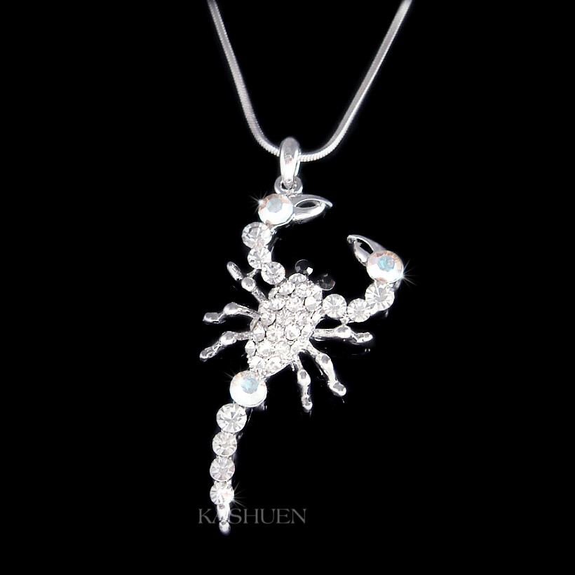 King Scorpion made with Swarovski Crystal insect bug Halloween
