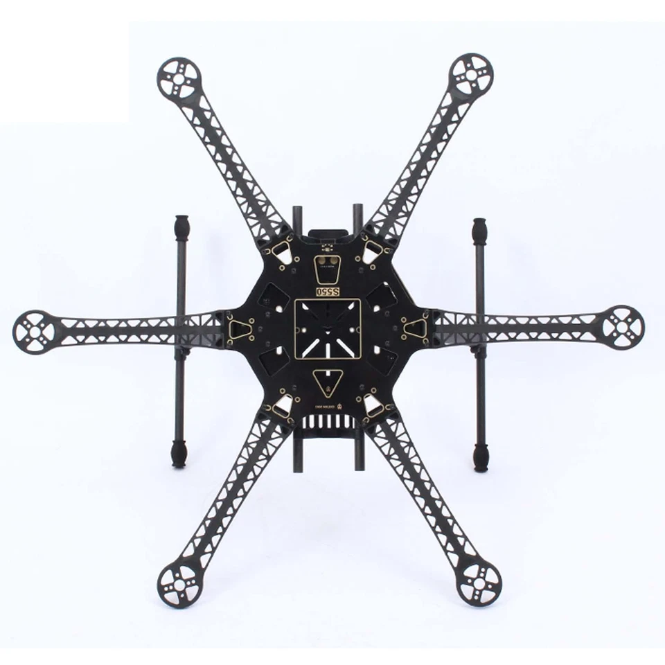 S550 F550 Upgrade Hexacopter Fuselage Frame Kit PCB w/Carbon Fiber Landing Gear  - Image 4 of 4