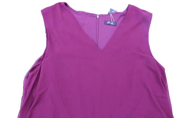 Sheego Damen Jumpsuit Weinrot Anzug Overall Einteiler gerades Bein Übergröße - Bild 2 von 4