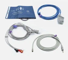 Philips Accessories Kit Bundle - Cuff, Hose, SpO2, ECG - Same Day Shipping - USA