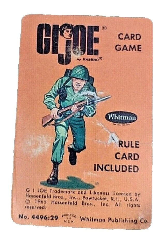 GI Joe Vintage Card Games