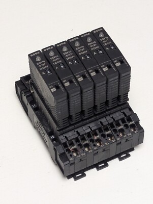 6x E-T-A ESX10-S127-DC24V-1A-10A + 2x Modul 17plus + Grundmodul -used-