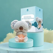 My Breathing Otter  Stitch Breathing Musical Soothing Toy, Sleep Anxiety Relief