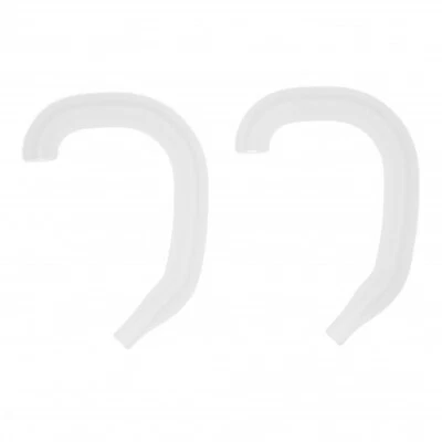 System-S 10 Paar Silikon Ohrenschutz Ohrpolster für Masken in Weiß