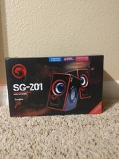 Marvo Sg-201 Scorpion Stereo Speakers 3.5mm+USB Open Box