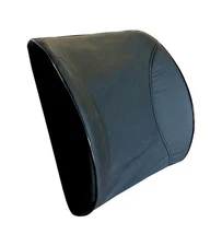 Car Truck Chair Faux Leather Lumbar Support Pillow Memory Form Back Cushion