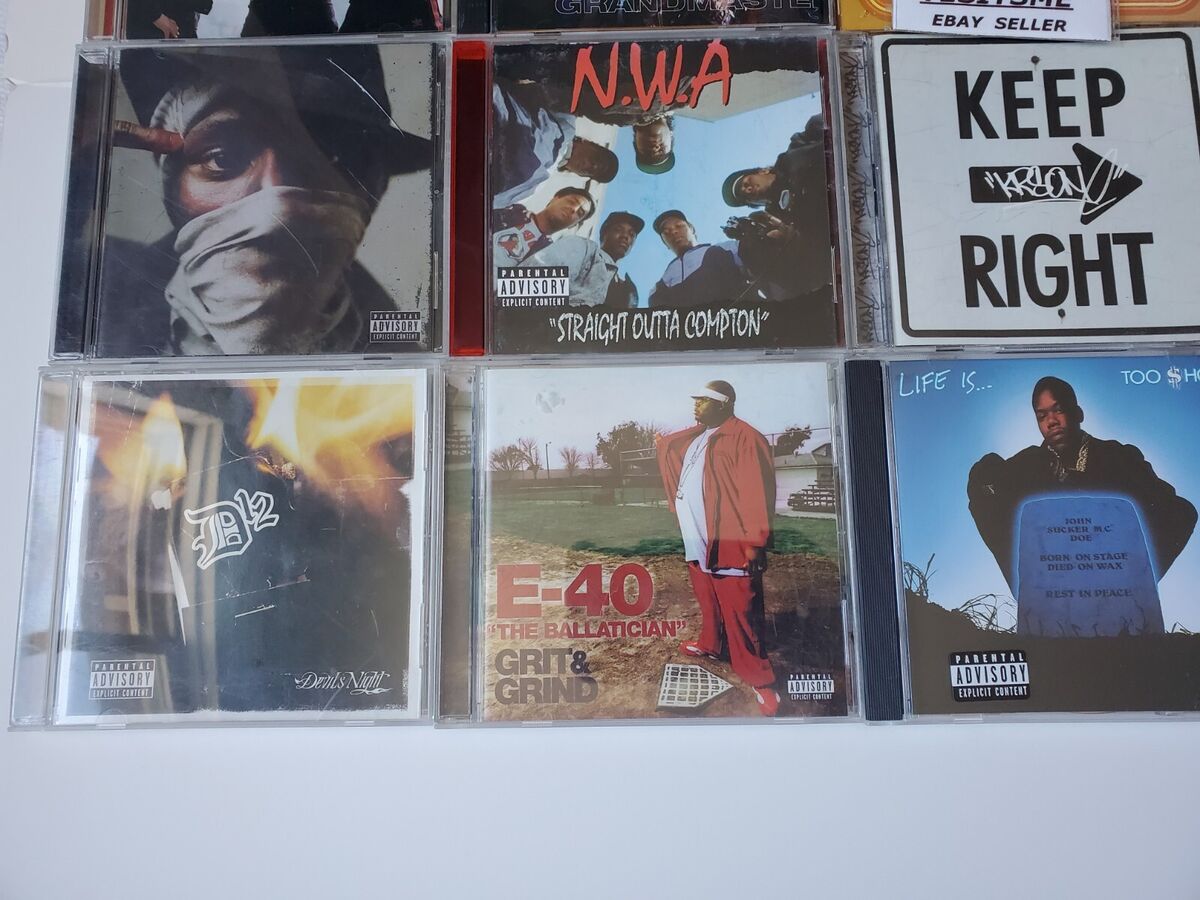 Lot of 25 Hip Hop Rap CDs: NWA, Wu-Tang Clan, NAS, Public Lot of 25 Hip Hop Rap CDs: NWA, Wu-Tang Clan, NAS, Public