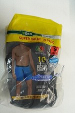 Men's Fruit Of The Loom 10pk Assorted Breathable Boxer Briefs, Size-S