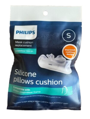 Philips DreamWear 7100 SP Small Mask Replacement Silicone Pillows Cushion