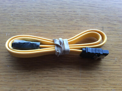 Gelbes SATA Computerkabel, internes Kabel, 46 cm, 7-polig