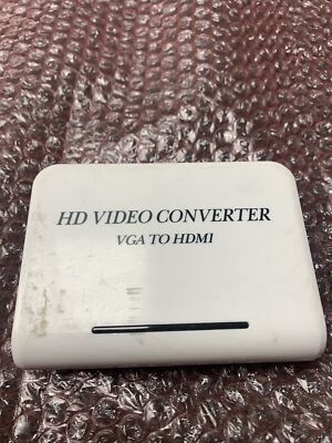 Audio VGA to HDMI Full HD HDTV Video Converter Adapter Box (Just Box)