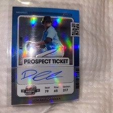 Edward Cabrera 2021 Panini Contenders Optic Prospect Ticket Auto #PT-EC Marlins
