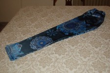 Desigual, Pantalone donna, Azzurro fantasia floreale, Vedi Misure, Come nuovo