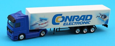 Dickie DieCast Mercedes Benz Sattelzug Conrad Electronic 1:87