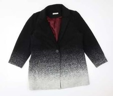 Nutmeg Womens Multicoloured Trench Coat Size 14
