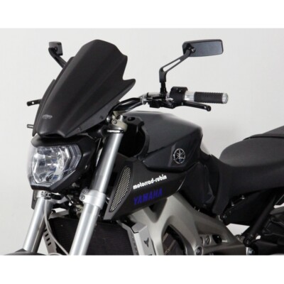 MRA Windschutzscheibe Racing – Für Yamaha MT-07, Mit ABE, Schwarz