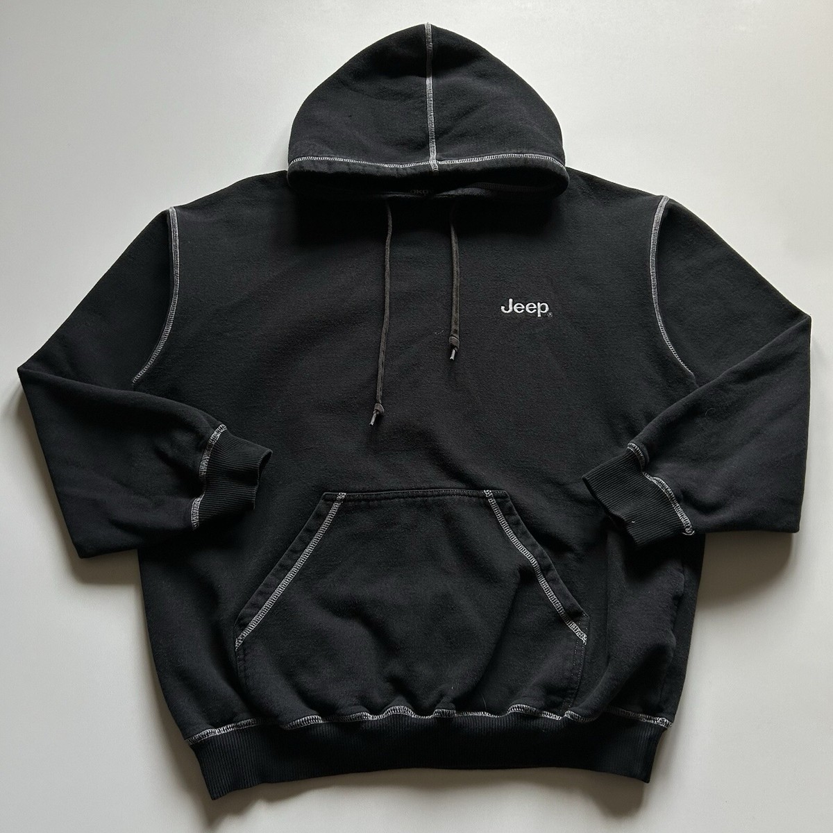 トップス Yardsale Velour Stitch Hood Black YARDSALE 