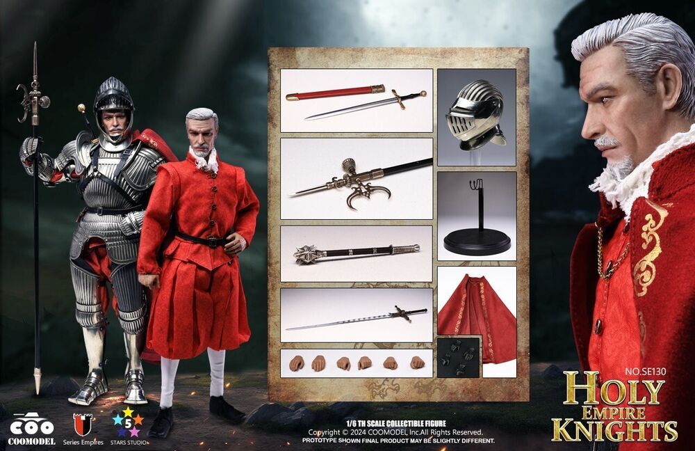 In Stock COOMODEL SE130 1/6 Holy Empire Knight Bronze