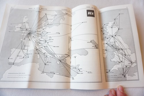 1956-61 BEA International Routes Airline Aviation Timetable Schedule Collection - Picture 12 of 12