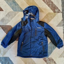 Free Country FCXtreme Water Resistant Ski Snowboard Coat Removable Hood Boys L 
