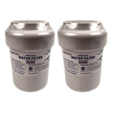 GE MWF Water Filter AMAZON BASICS Compatible AMZN-MWF-P Premium Sealed 2 PACK