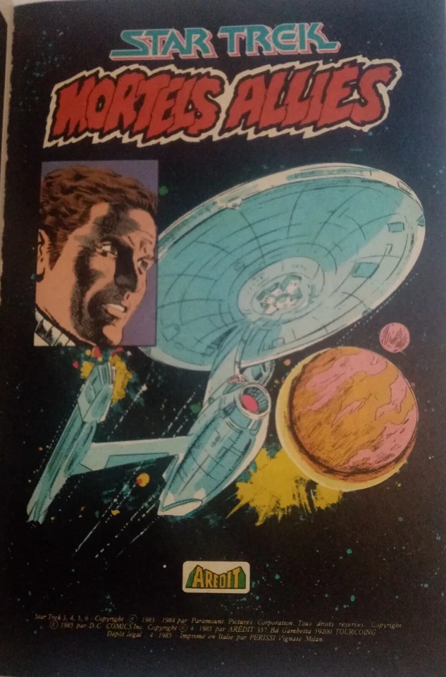 Star Trek No 2. Mortel Alliés. Mike Barr - Tom Sutton - Ed. Arédit 1985 - Photo 3/4