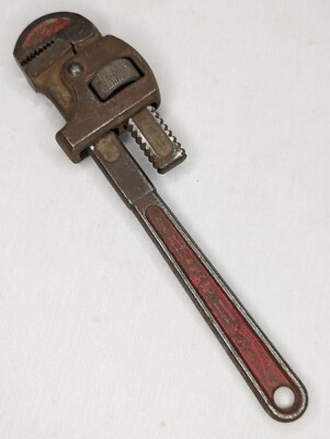 Vintage Dunlap Pipe Wrench 14'' Forged Alloy Made in USA