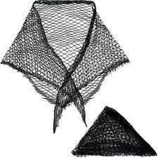 2 Pcs Women Triangle Hair Net for Rollers, Cotton Mesh Hair Setting Net