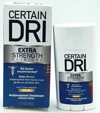 Certain DRI Extra Strength Clinical Antiperspirant/Deodorant Solid Exp 07/2026