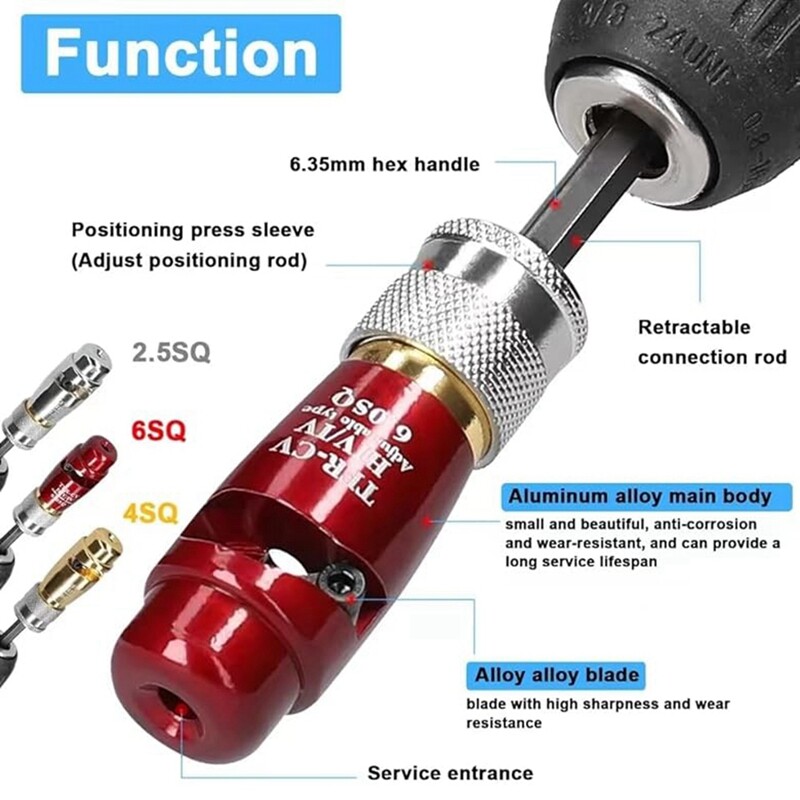 Doplop Kabelabisolierzange Mit Automatik-Funktion - Perfekt Für Elektroarbeiten & KFZ