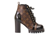 STIVALETTI DONNA LOUIS VUITTON STAR TRAIL 1A2Y7W MONOGRAM US5.5 usati