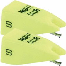 2X Ortofon Nightclub S Replacement Stylus / Needle DJ Nightclub Series Cartridge